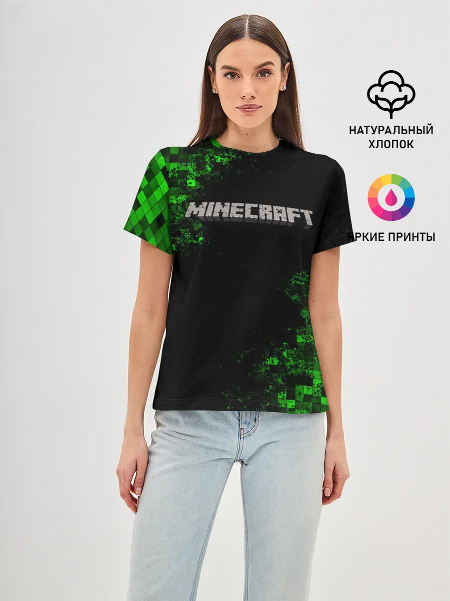 Женская базовая футболка / MINECRAFT