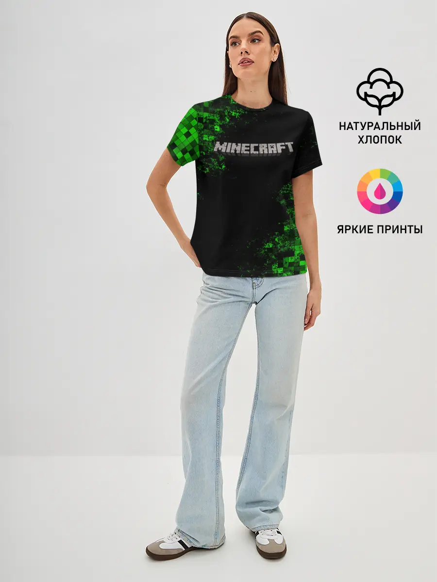 Женская базовая футболка / MINECRAFT