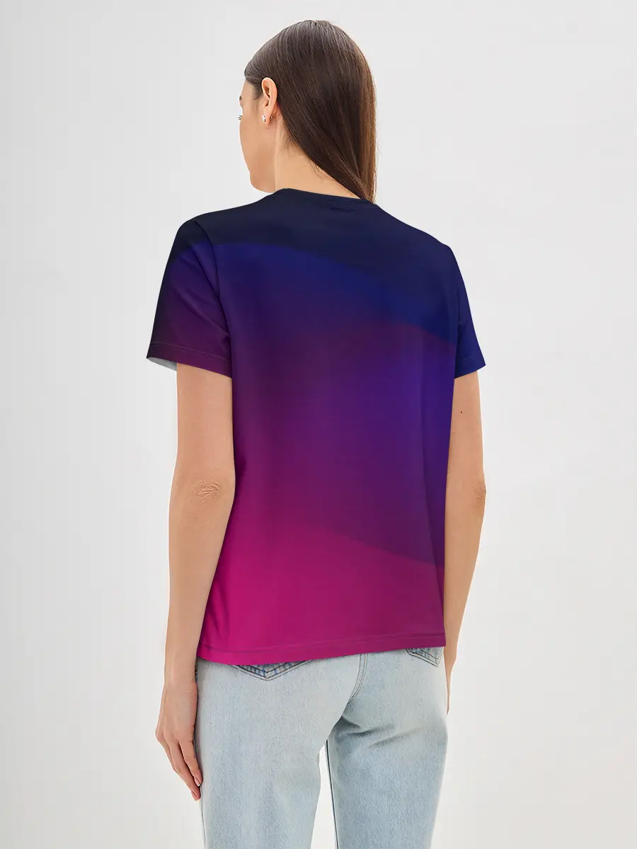 Женская базовая футболка / Abstract simple colors