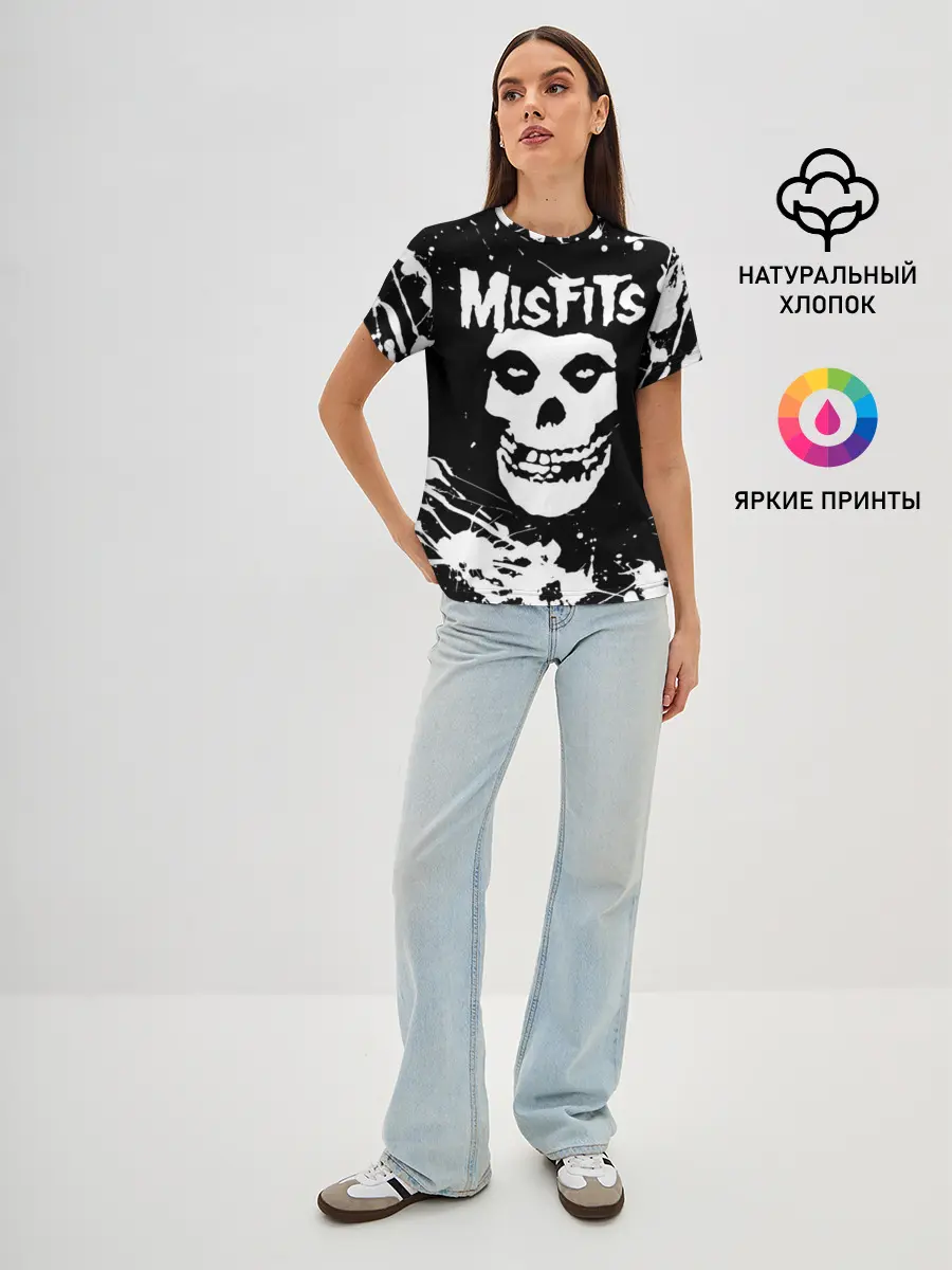 Женская базовая футболка / MISFITS [4]