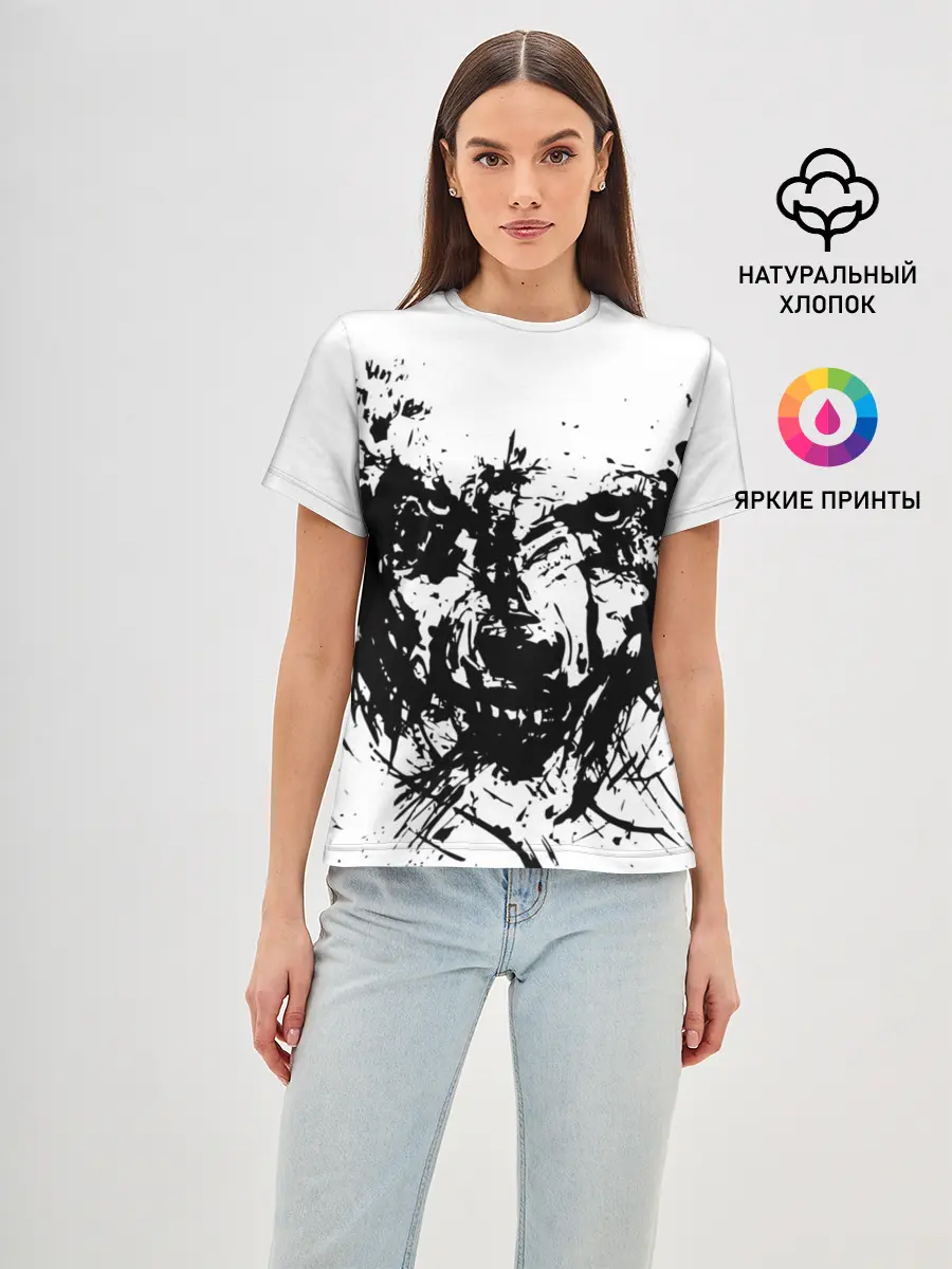 Женская базовая футболка / Зверь