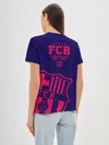 Женская базовая футболка / Барселона