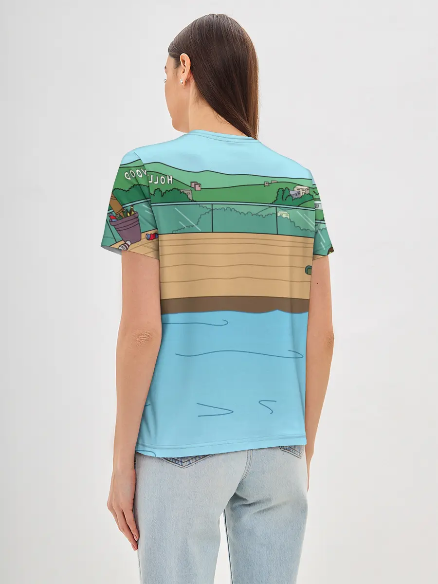 Женская базовая футболка / Конь БоДжек