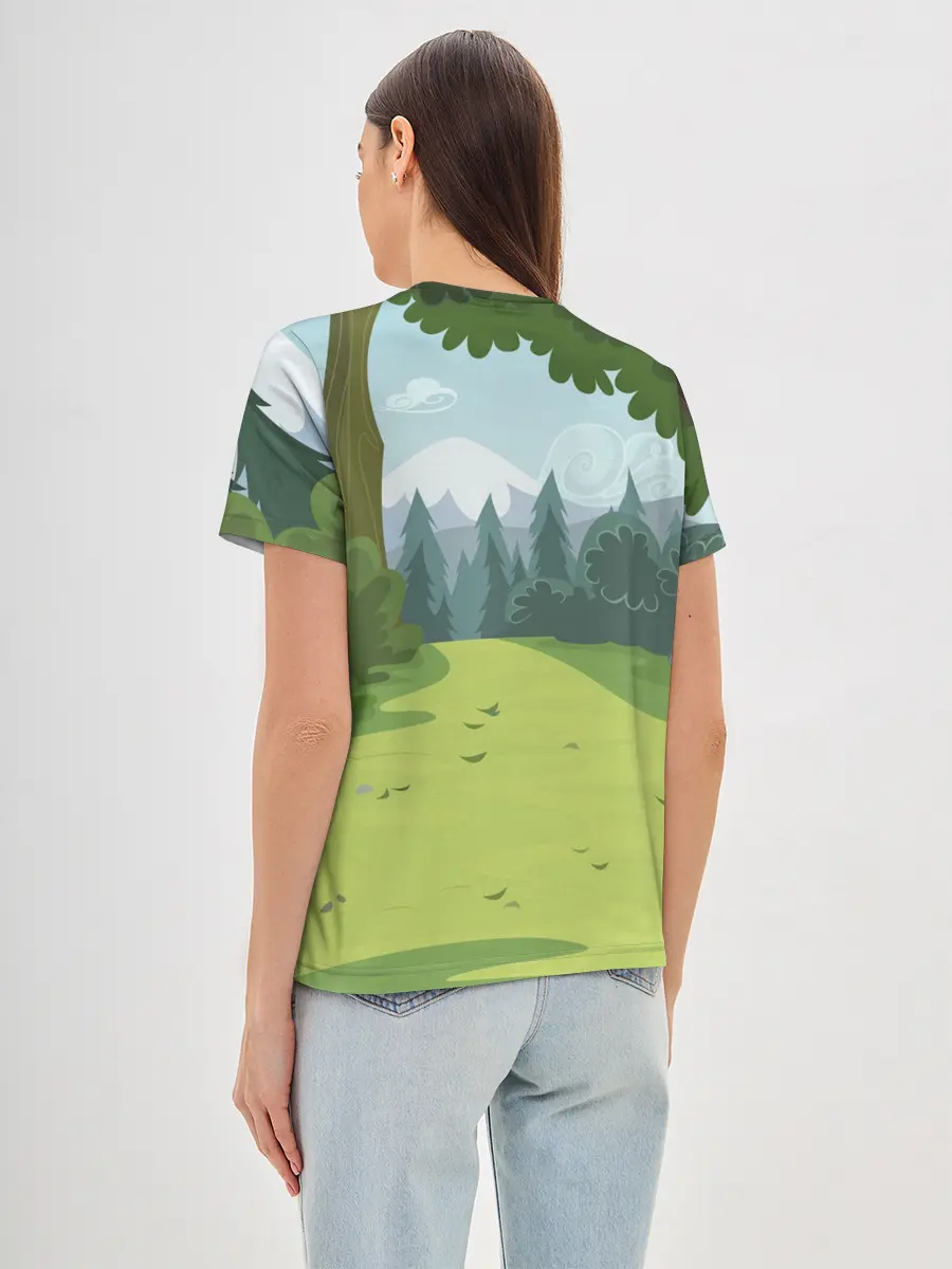 Женская базовая футболка / Крутые Бобры | Angry Beavers