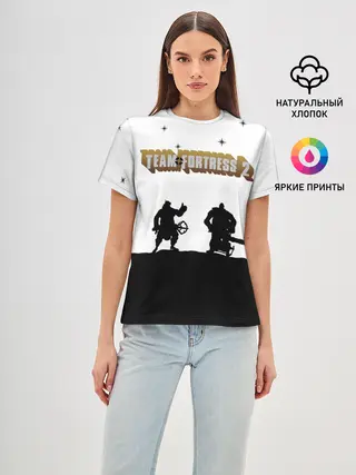 Женская базовая футболка / Team Fortress 2