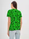 Женская базовая футболка / КАМУФЛЯЖ GREEN
