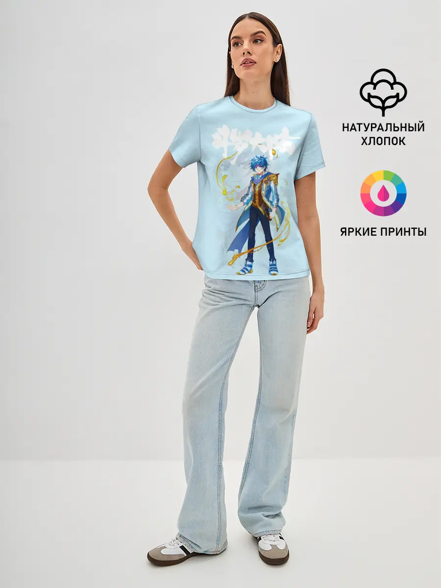 Женская базовая футболка / Боевой континент