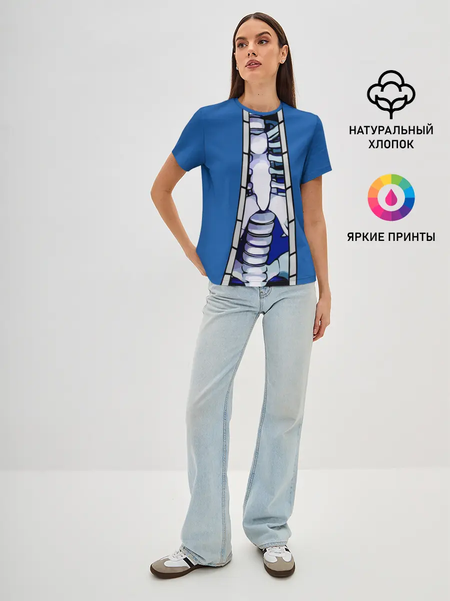 Женская базовая футболка / КУРТКА САНСА