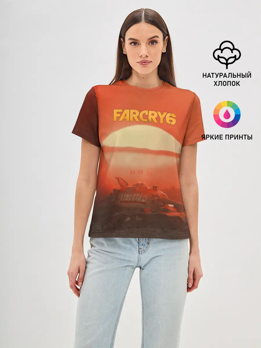 Женская базовая футболка / Far Cry 6 - Libertad