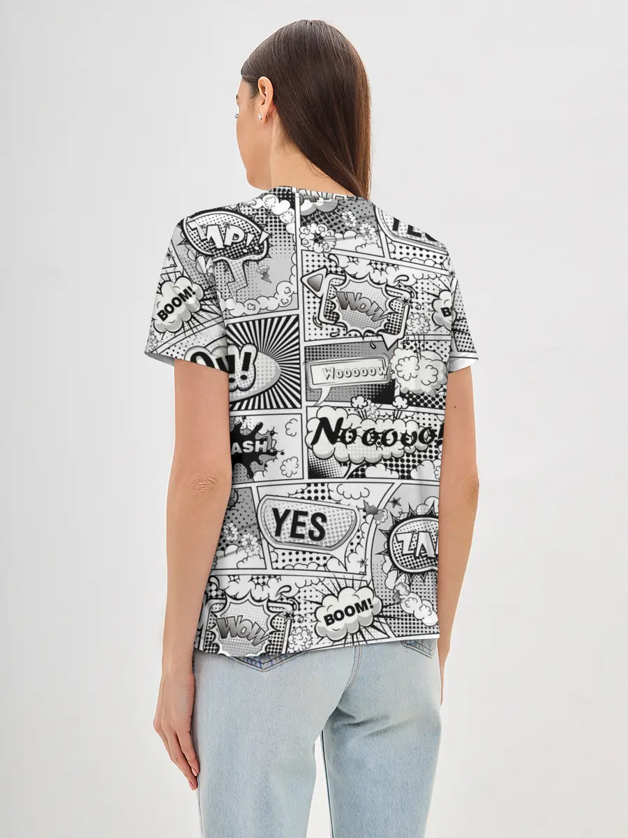 Женская базовая футболка / COMICS ART