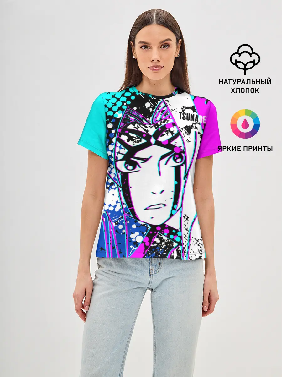 Женская базовая футболка / Цунаде