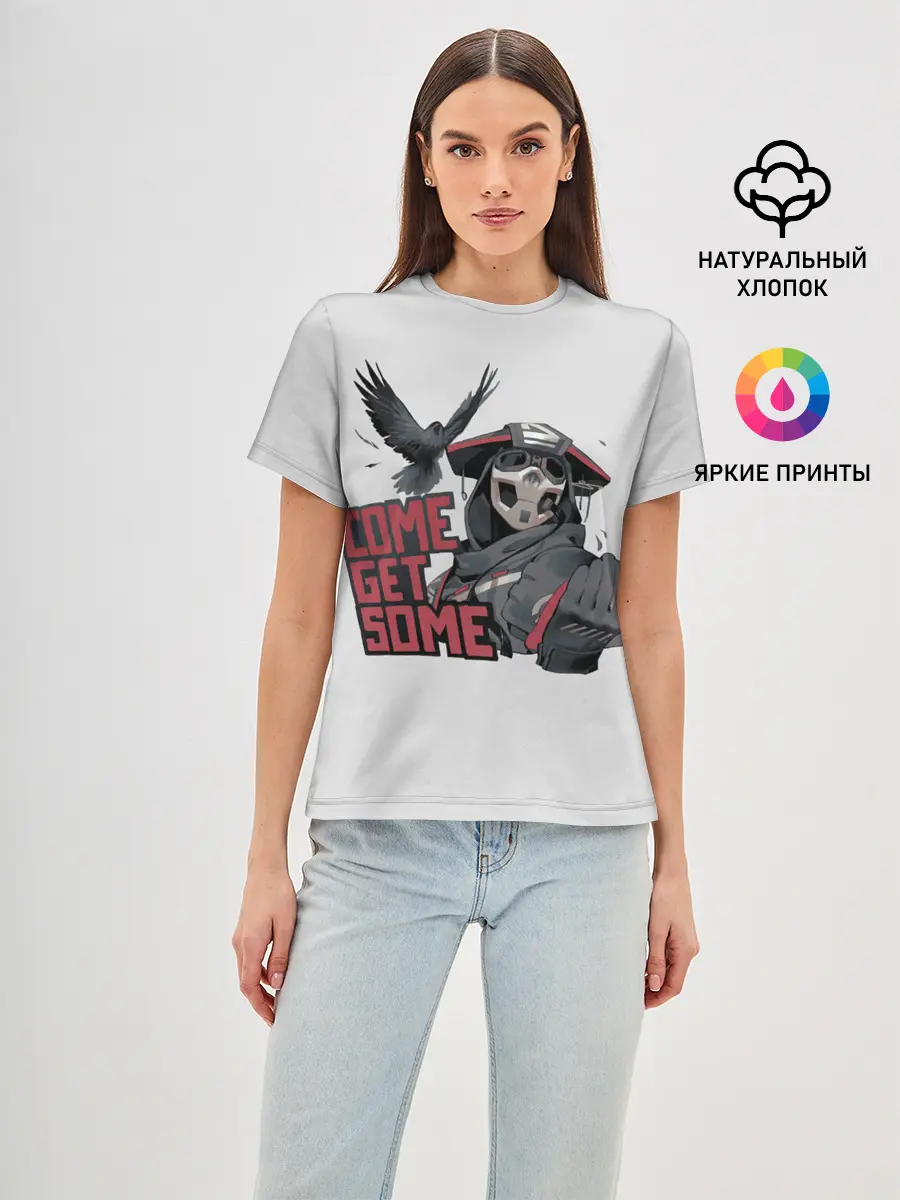 Женская базовая футболка / Come get same