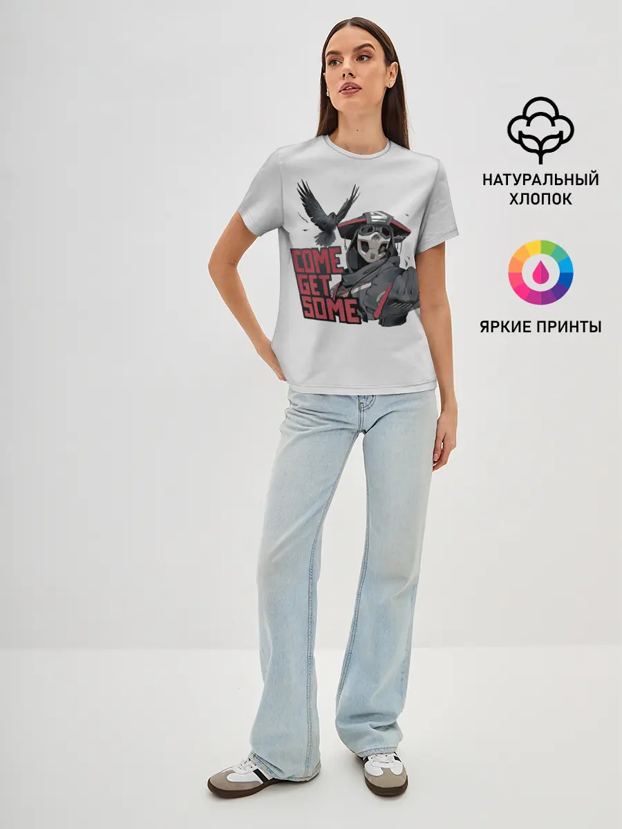 Женская базовая футболка / Come get same