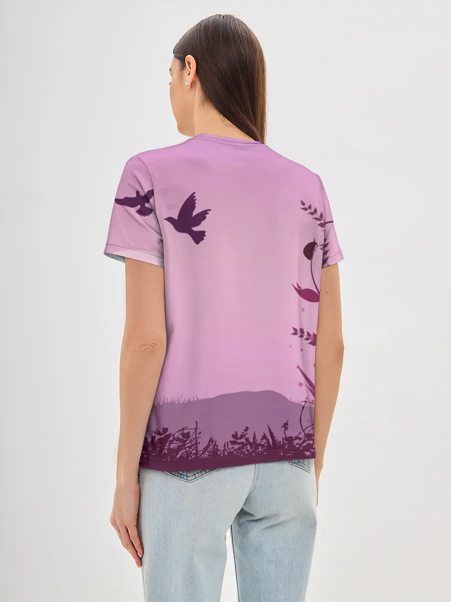 Женская базовая футболка / Природа