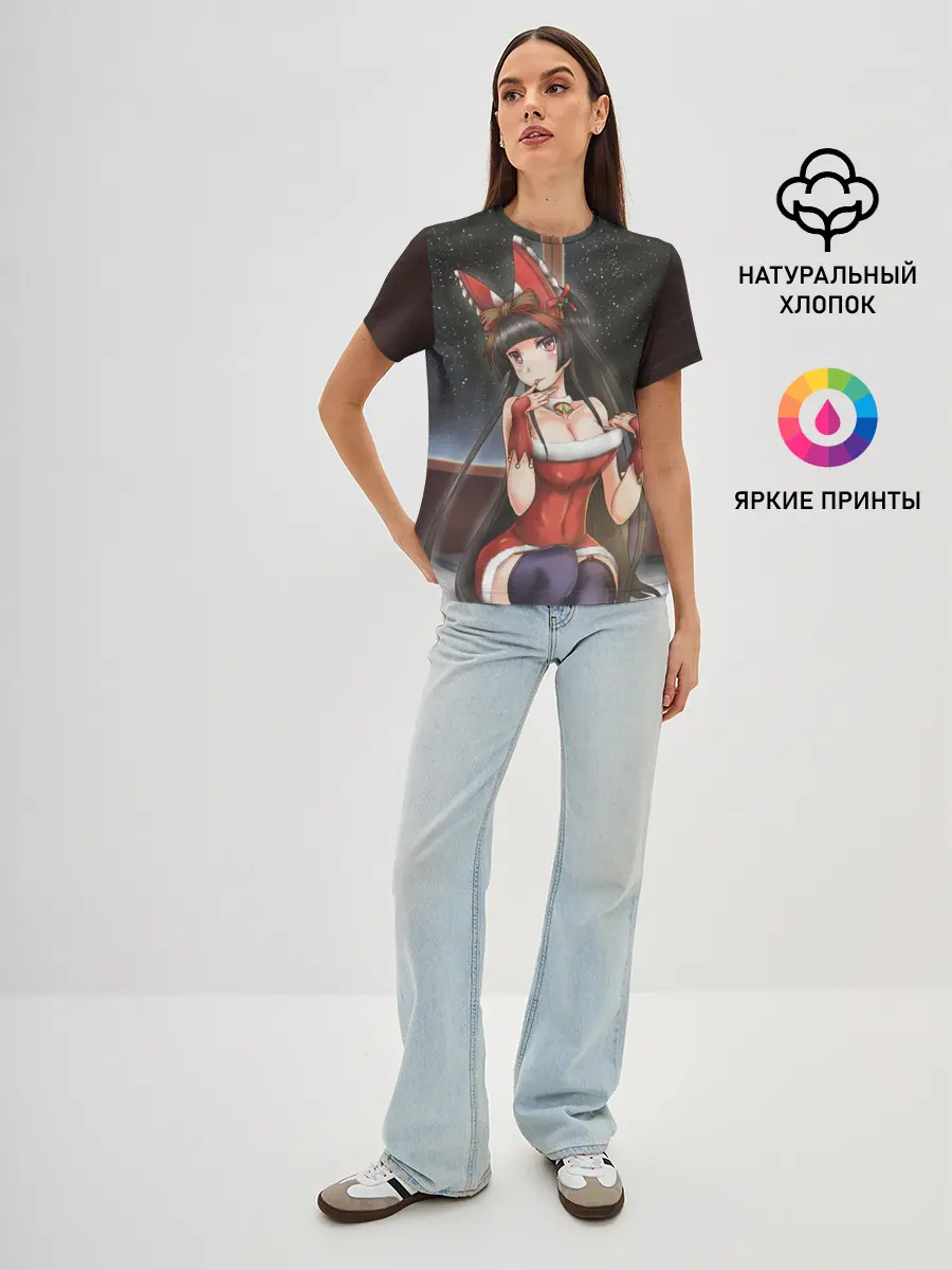 Женская базовая футболка / Jieitai Kanochi nite