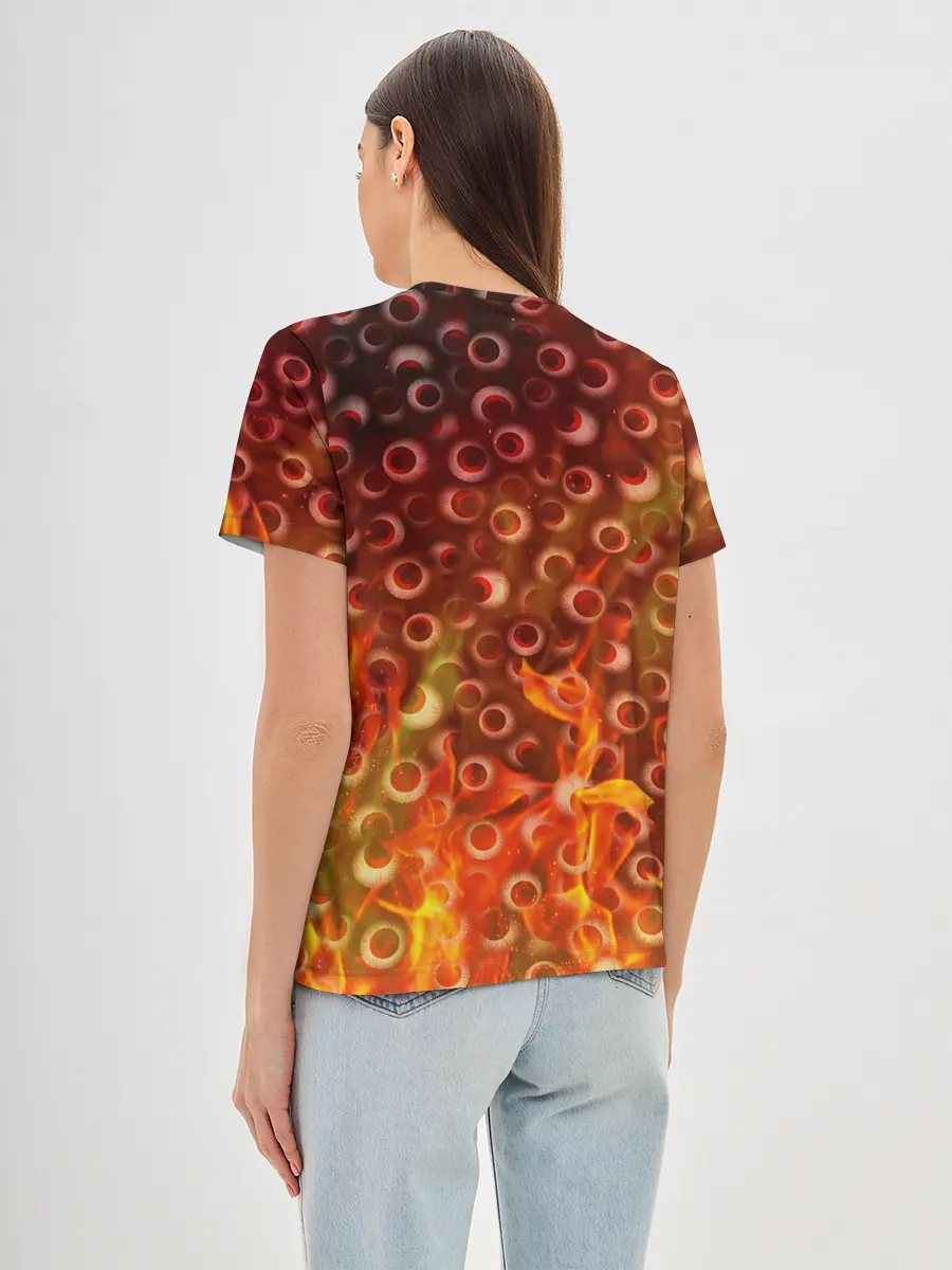 Женская базовая футболка / Смерть всё видит