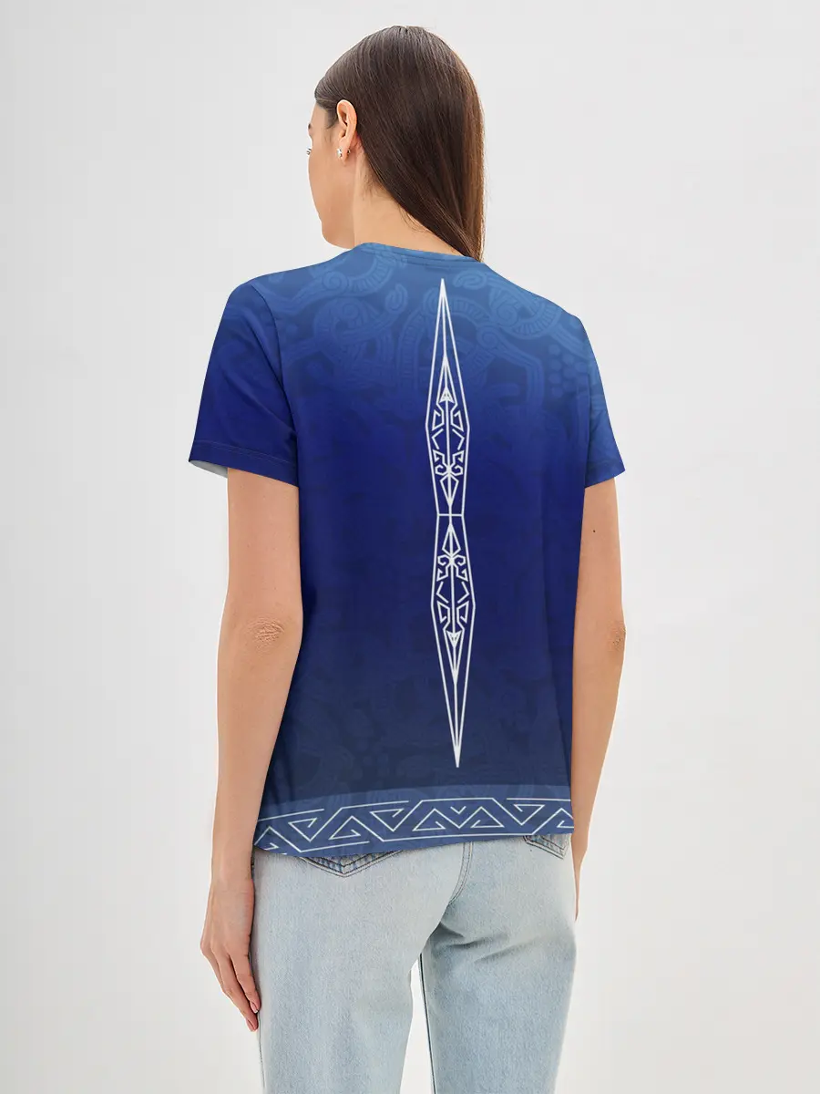 Женская базовая футболка / cs:go | AWP Gungnir style