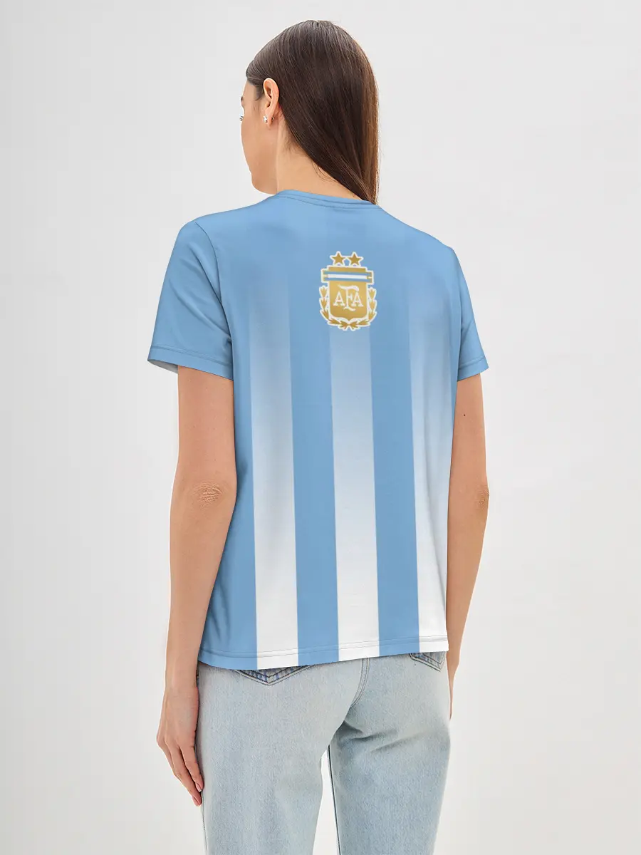 Женская базовая футболка / Сборная Аргентины