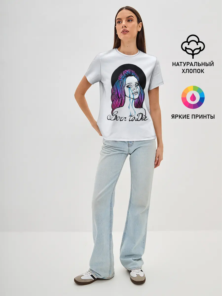 Женская базовая футболка / Born To Die