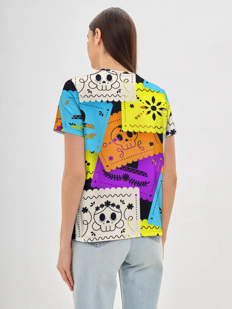 Женская базовая футболка / Color pattern