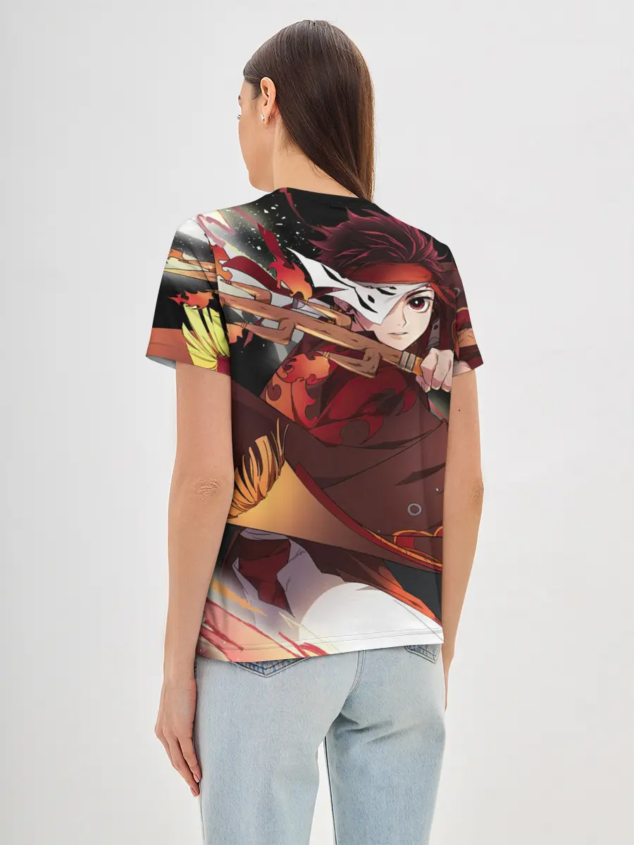 Женская базовая футболка / КЛИНОК РАССЕКАЮЩИЙ ДЕМОНОВ