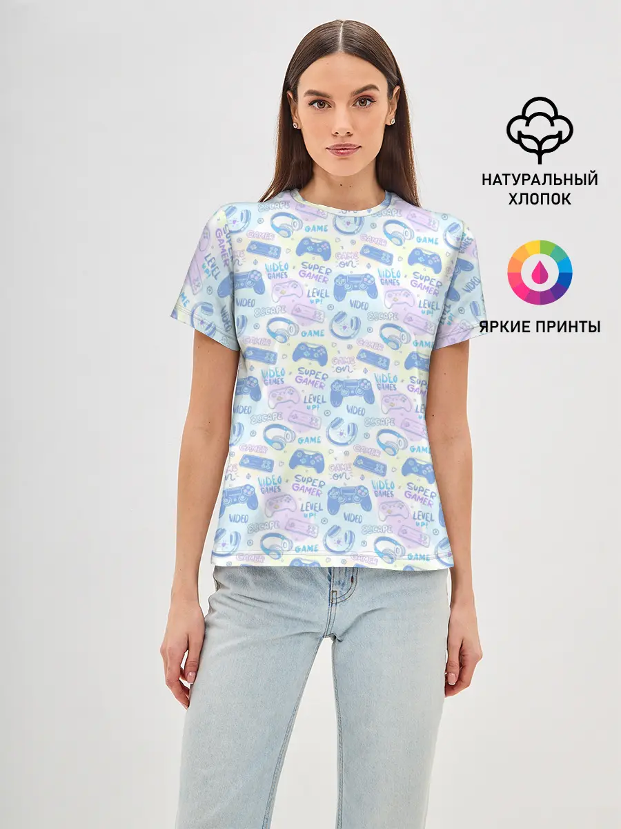 Женская базовая футболка / Игры