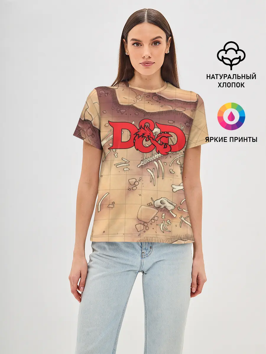 Женская базовая футболка / Dungeons and Dragons | D&D
