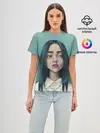 Женская базовая футболка / Билли Айлиш