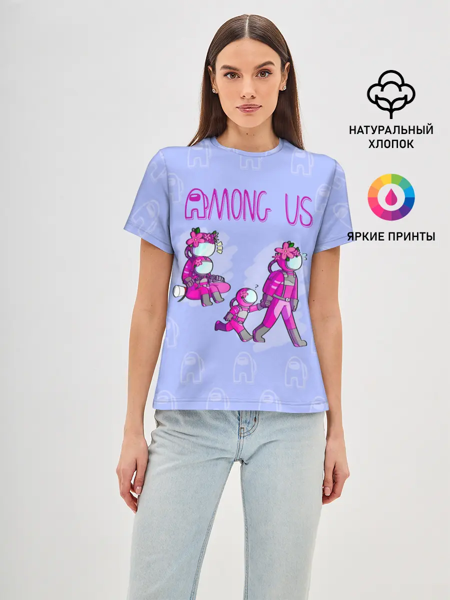 Женская базовая футболка / Among Us