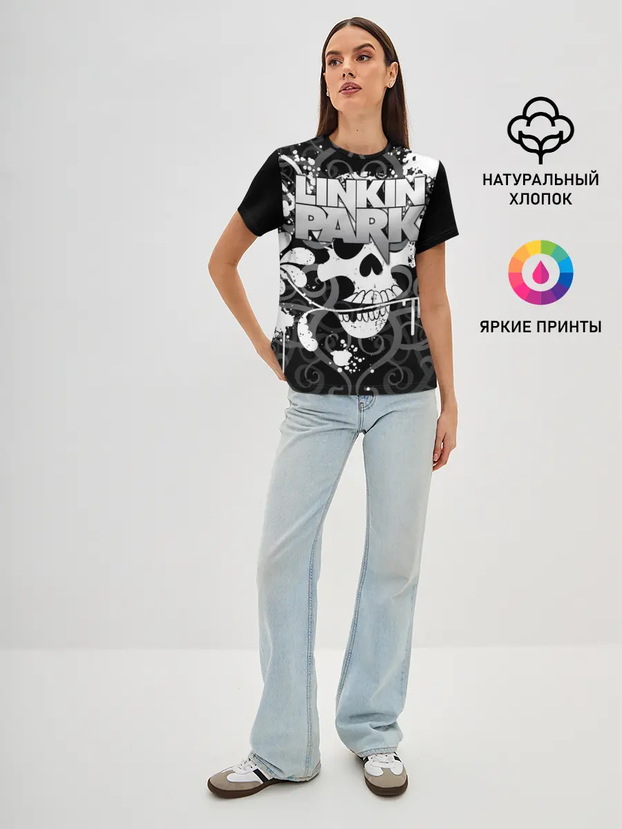 Женская базовая футболка / Linkin Park