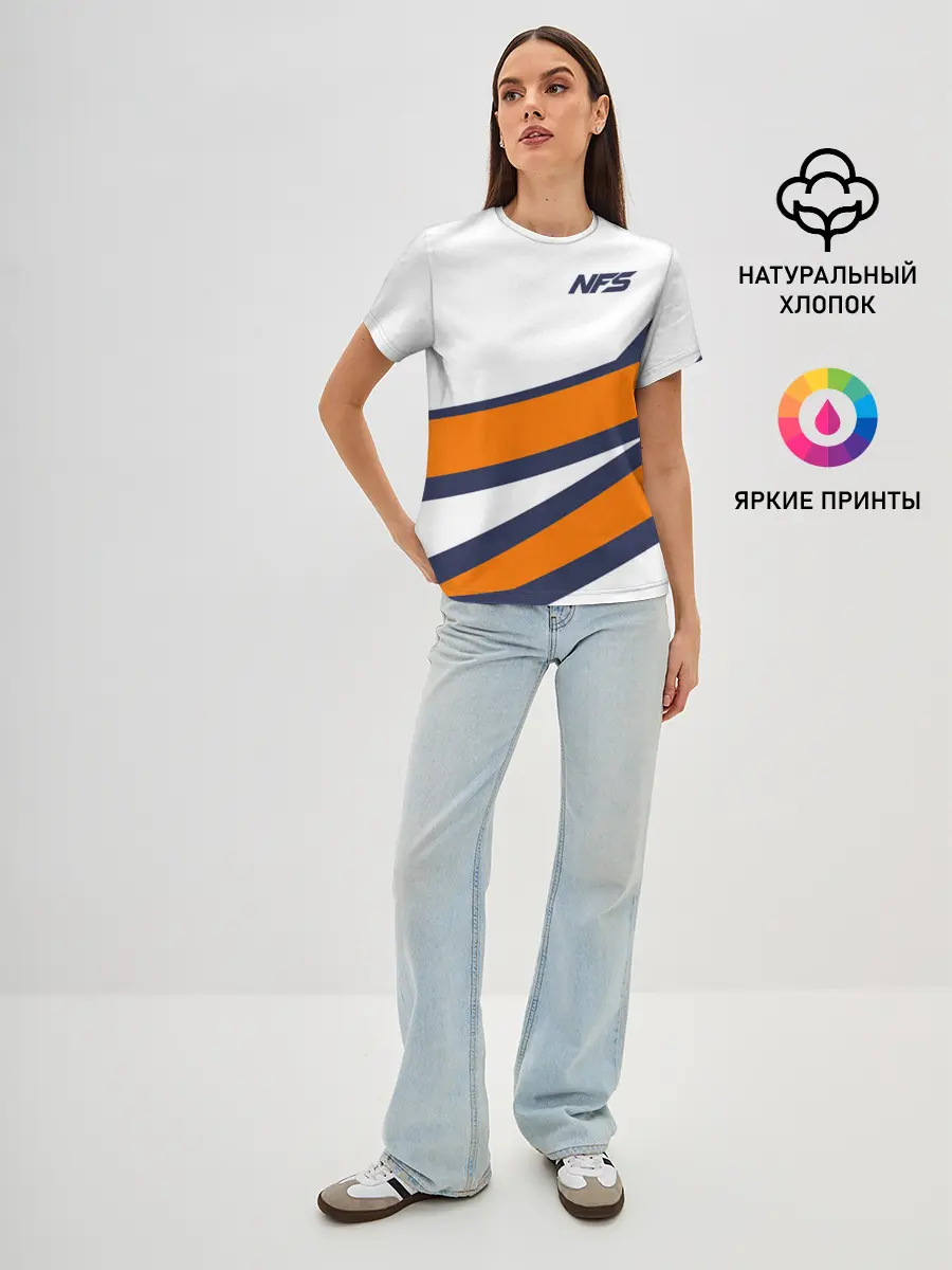 Женская базовая футболка / Need for Speed