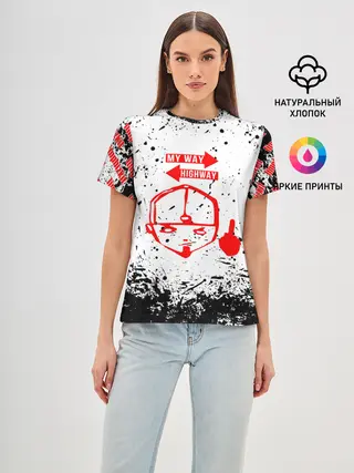 Женская базовая футболка / LIMP BIZKIT | ЛИМП БИЗКИТ