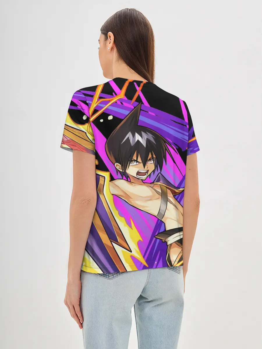 Женская базовая футболка / Шаман Кинг