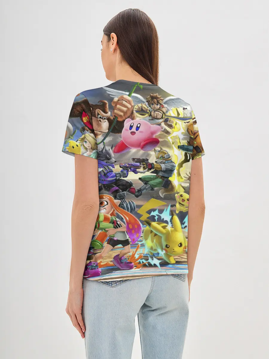 Женская базовая футболка / Super Smash World