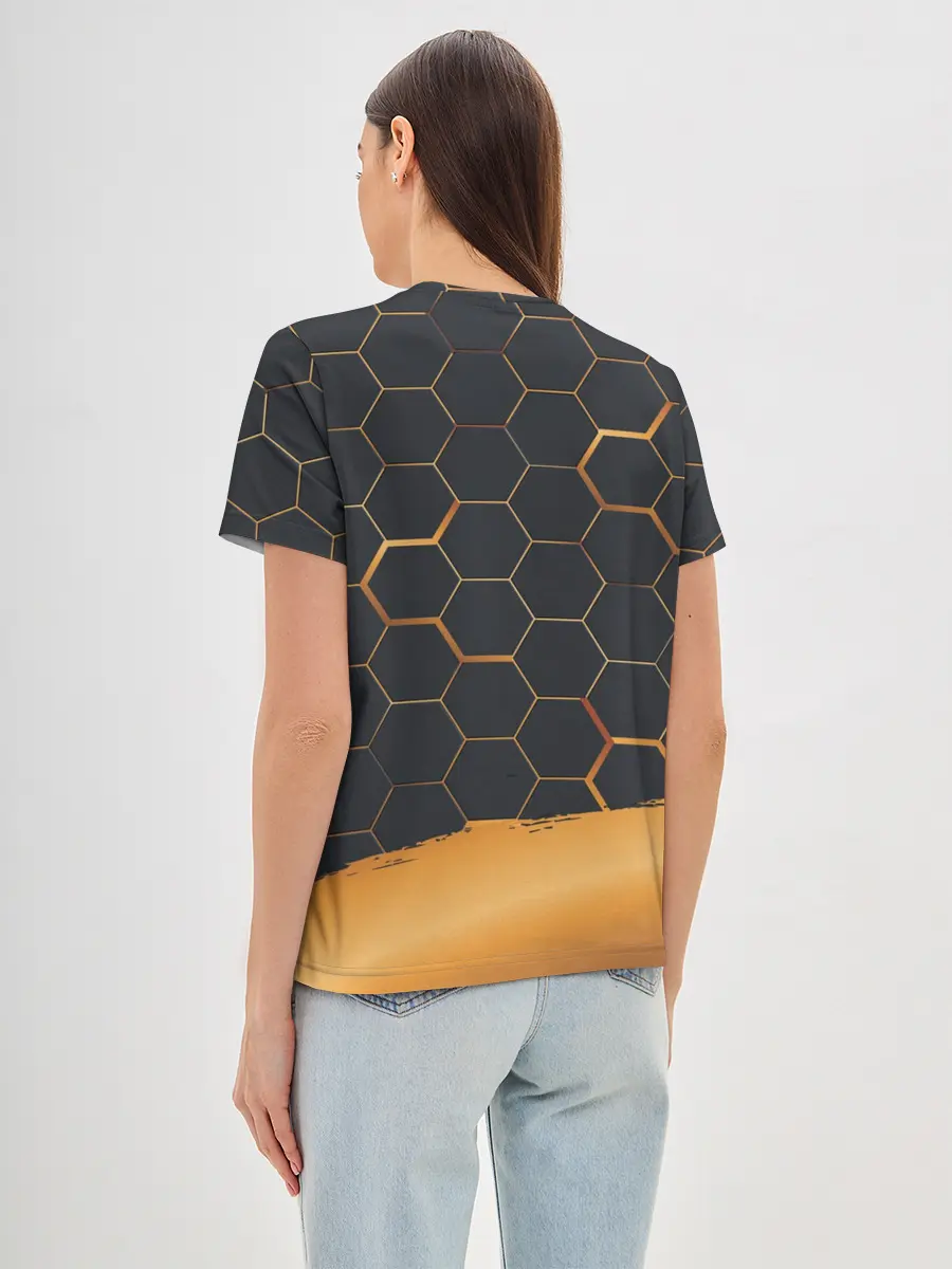 Женская базовая футболка / So damn FINE | Neon Steel