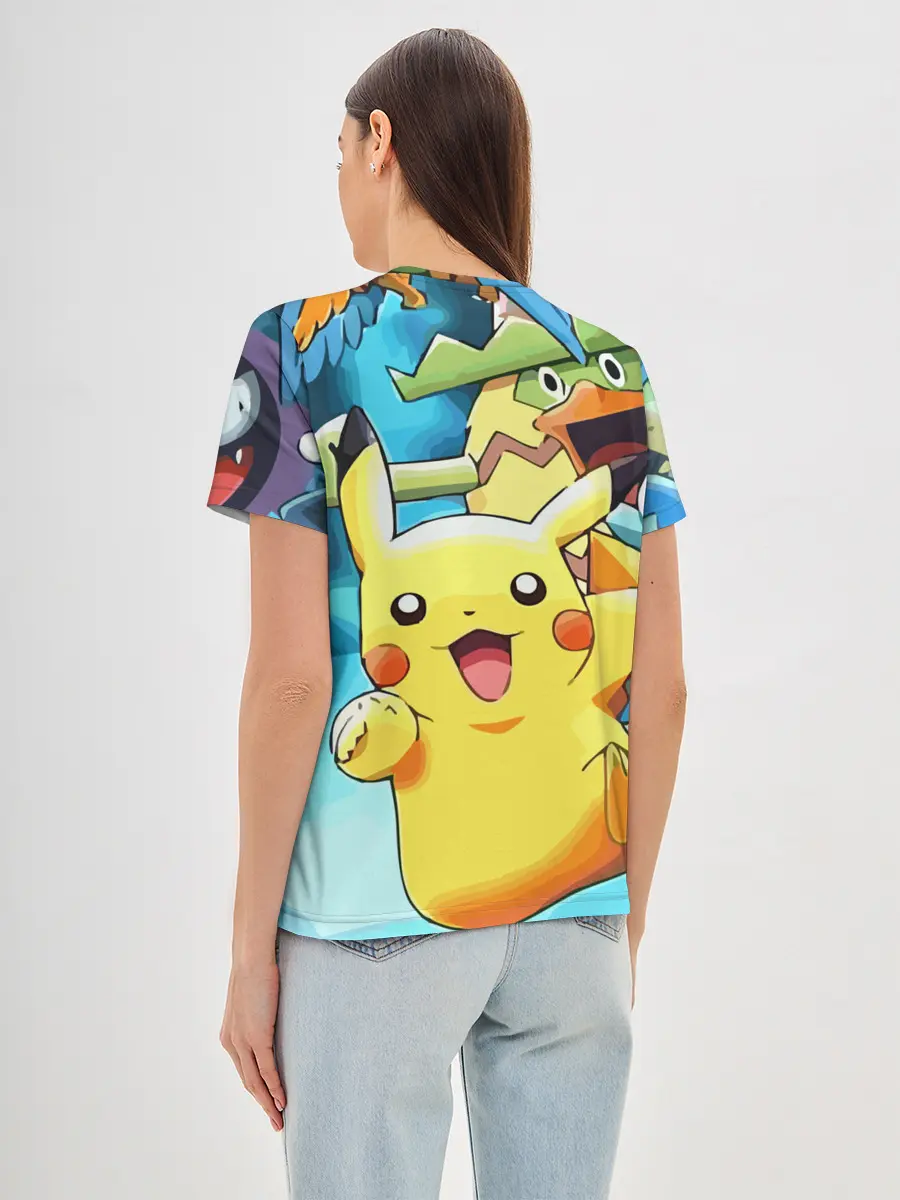 Женская базовая футболка / Pokrmons