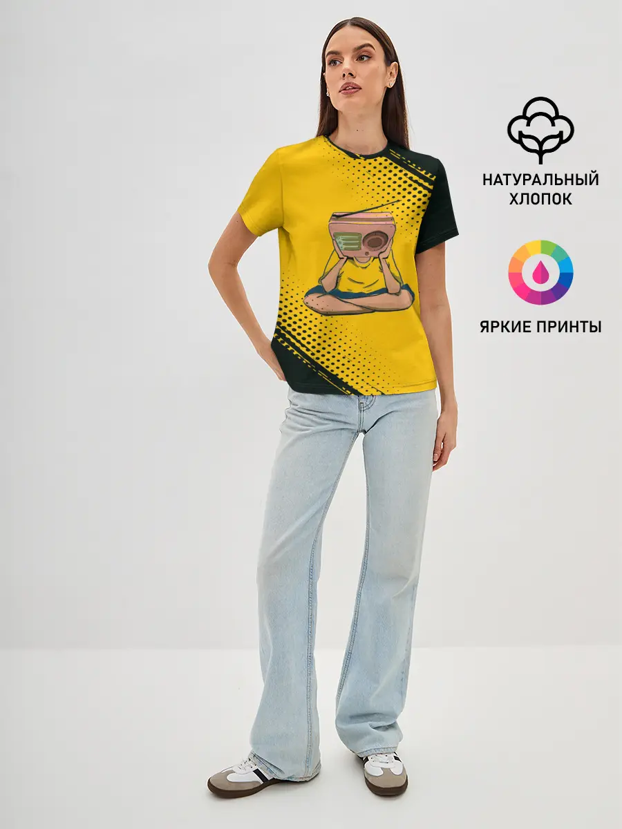 Женская базовая футболка / Radiohead | Радиохед | Лого