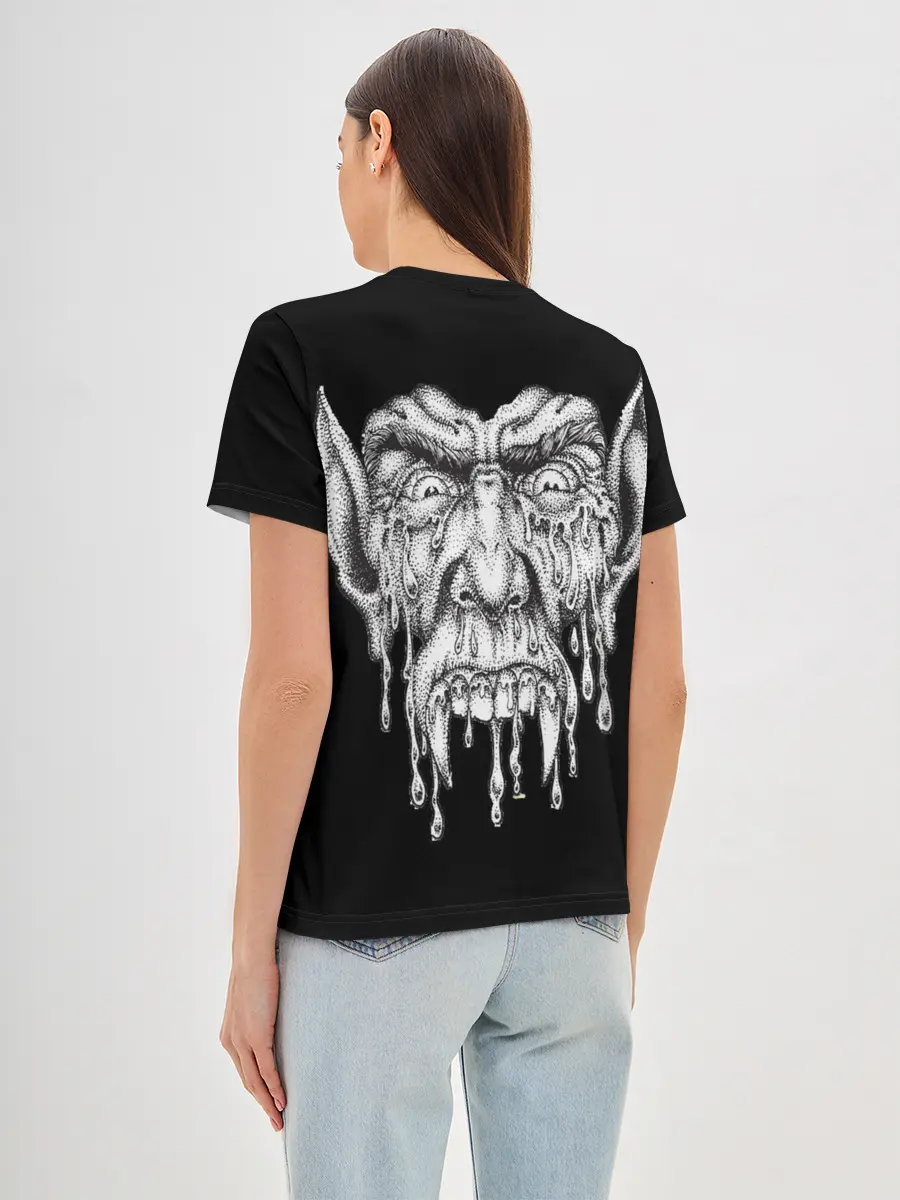 Женская базовая футболка / Кровожадный вампир