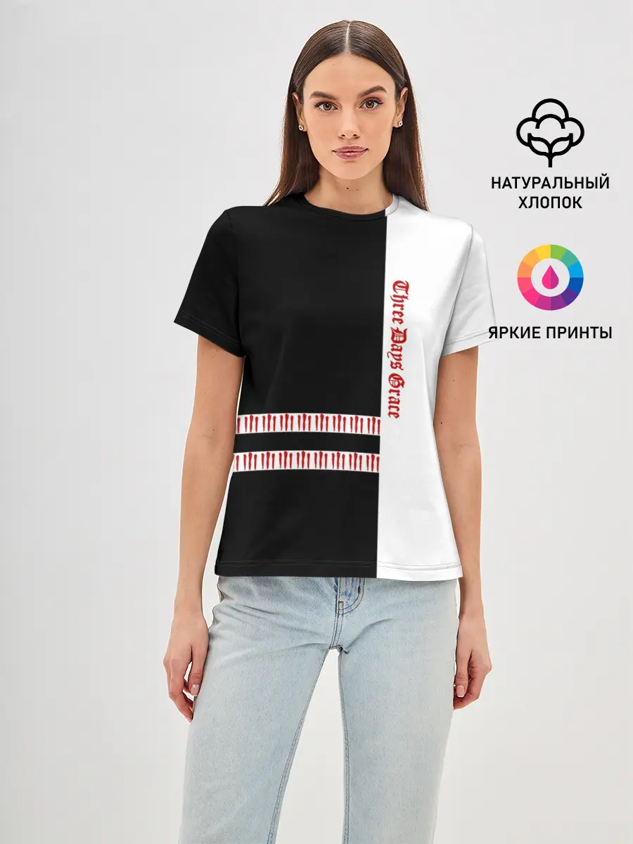 Женская базовая футболка / Three Days Grace