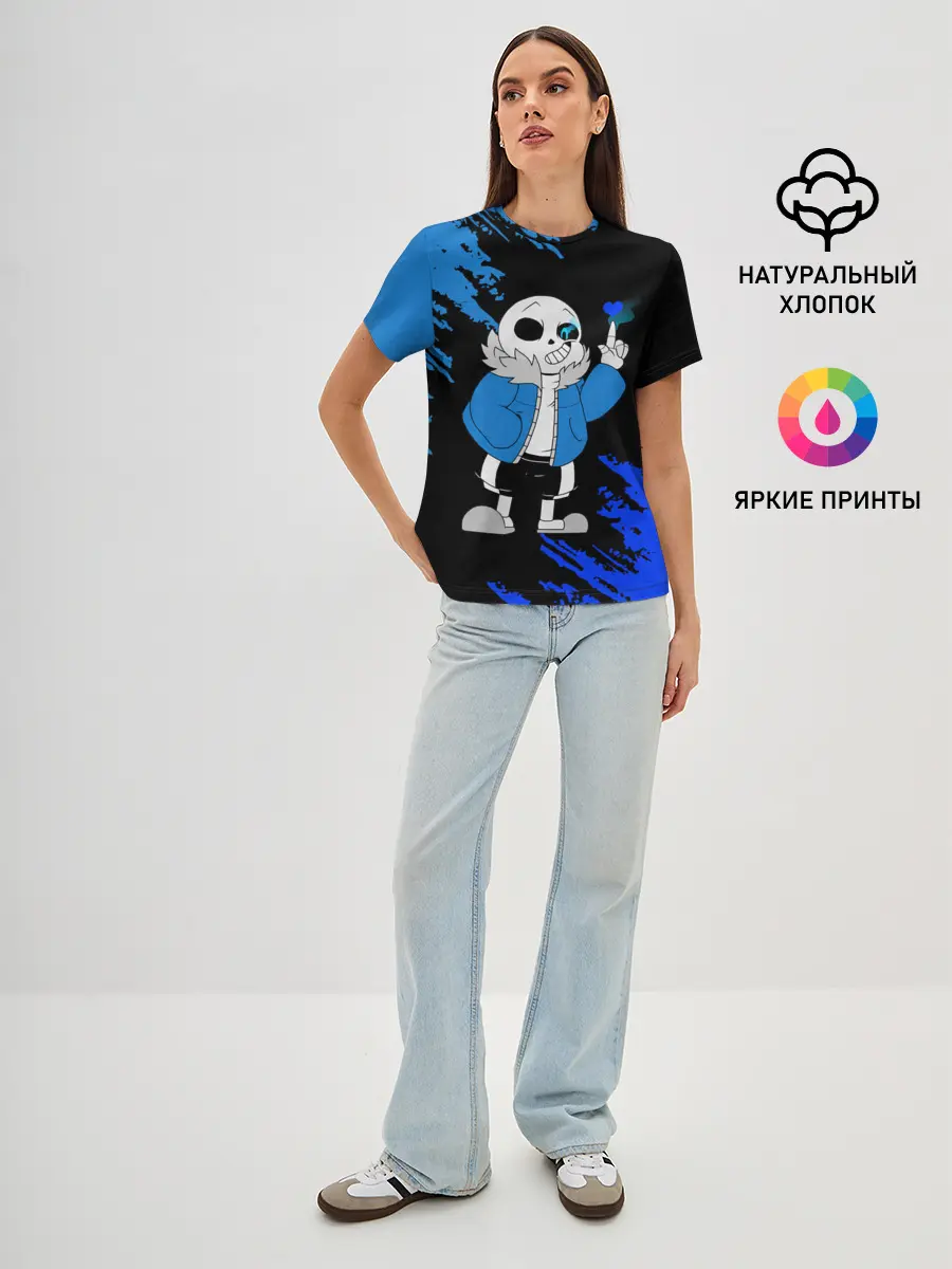 Женская базовая футболка / UNDERTALE