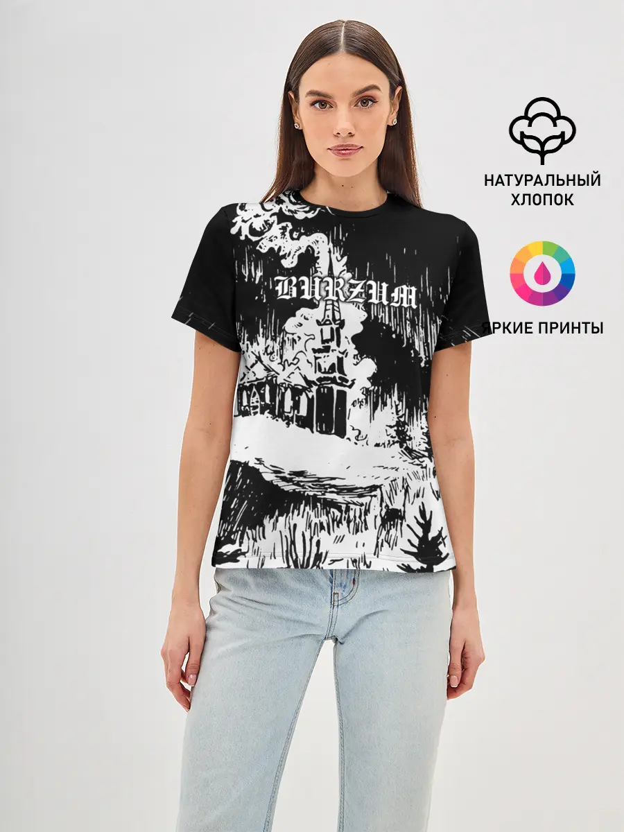 Женская базовая футболка / Burzum