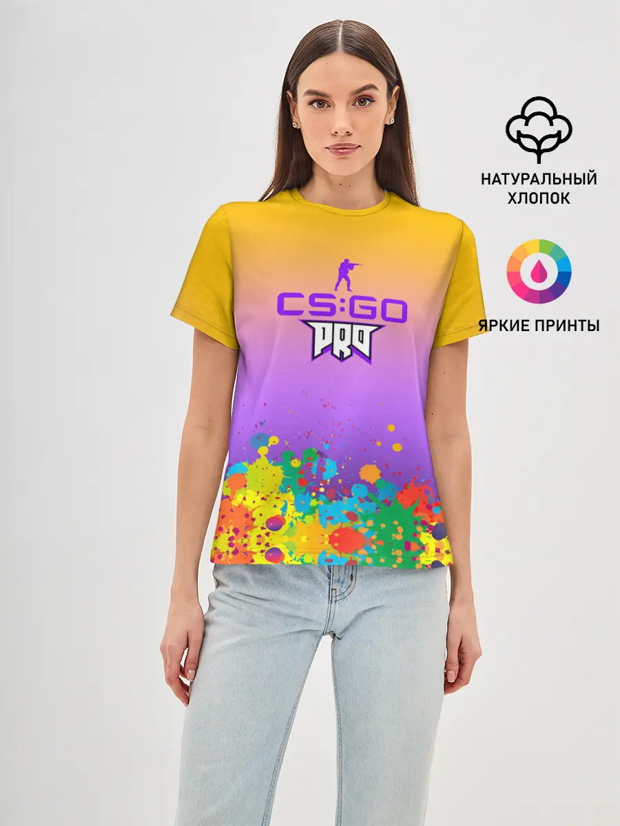 Женская базовая футболка / pro100