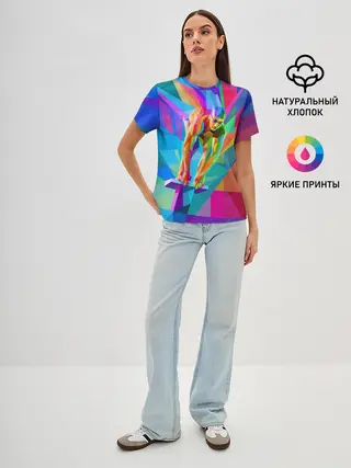 Женская базовая футболка / Пловец