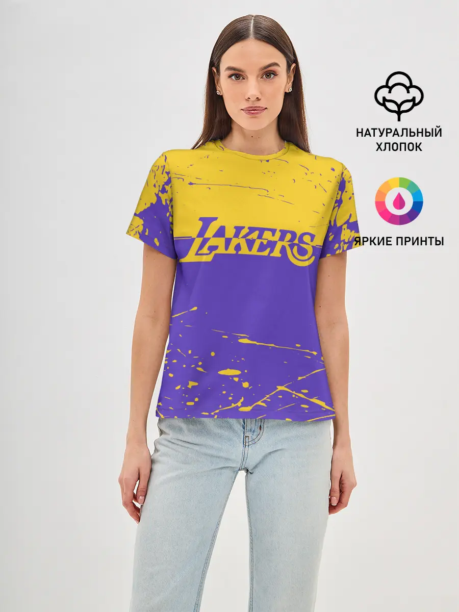 Женская базовая футболка / Kobe Bryant - Los Angeles Lakers - NBA