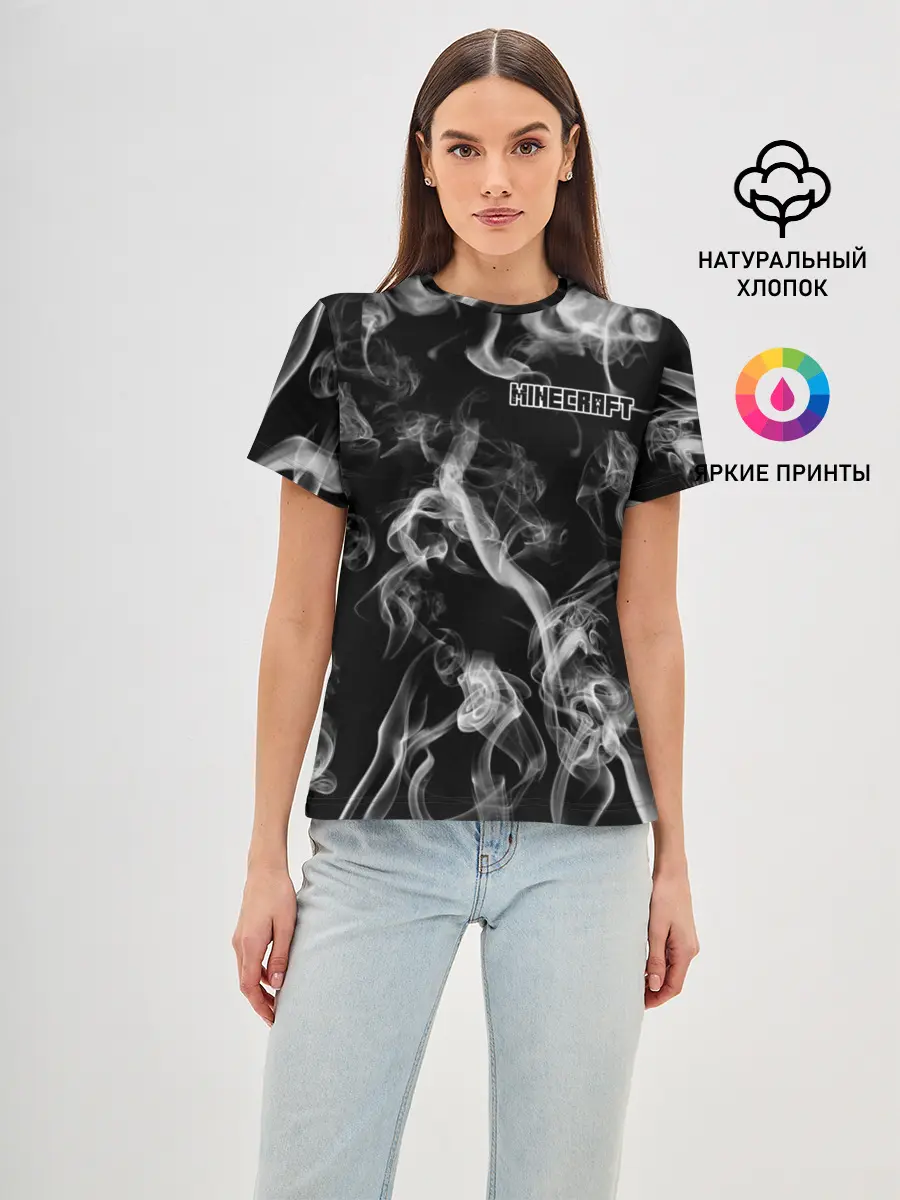 Женская базовая футболка / Minecraft