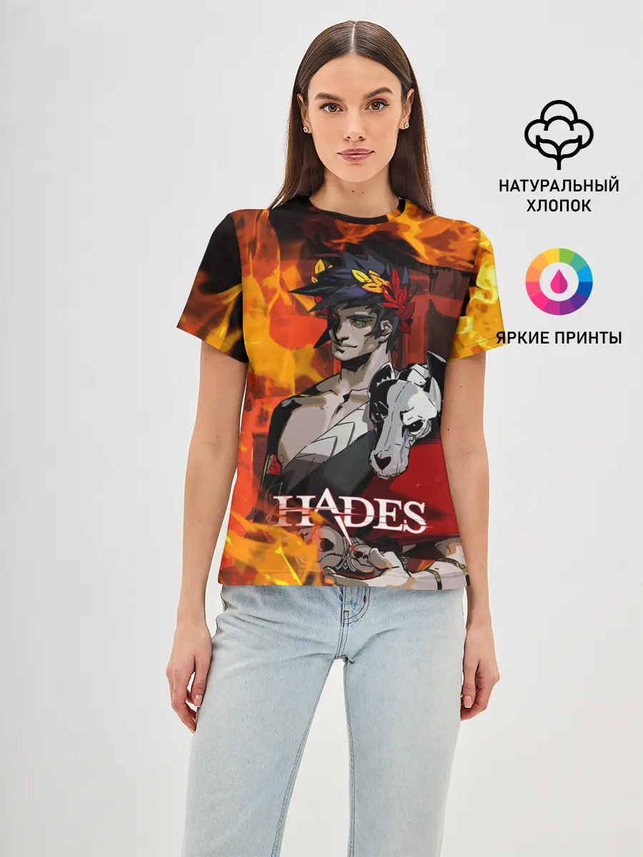 Женская базовая футболка / Hades