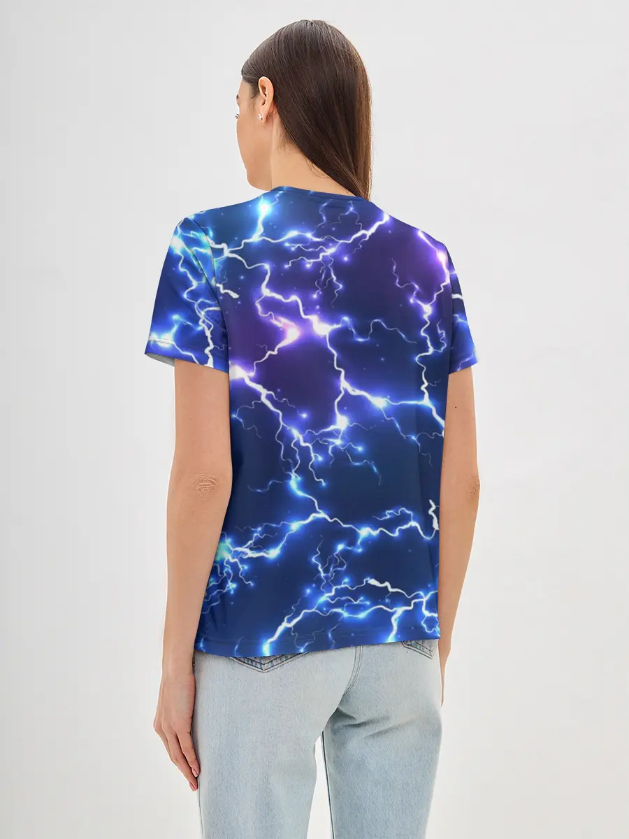Женская базовая футболка / Фортнайт | Молнии