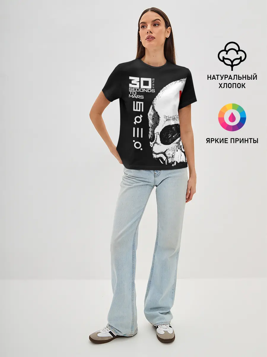 Женская базовая футболка / 30 Seconds to Mars