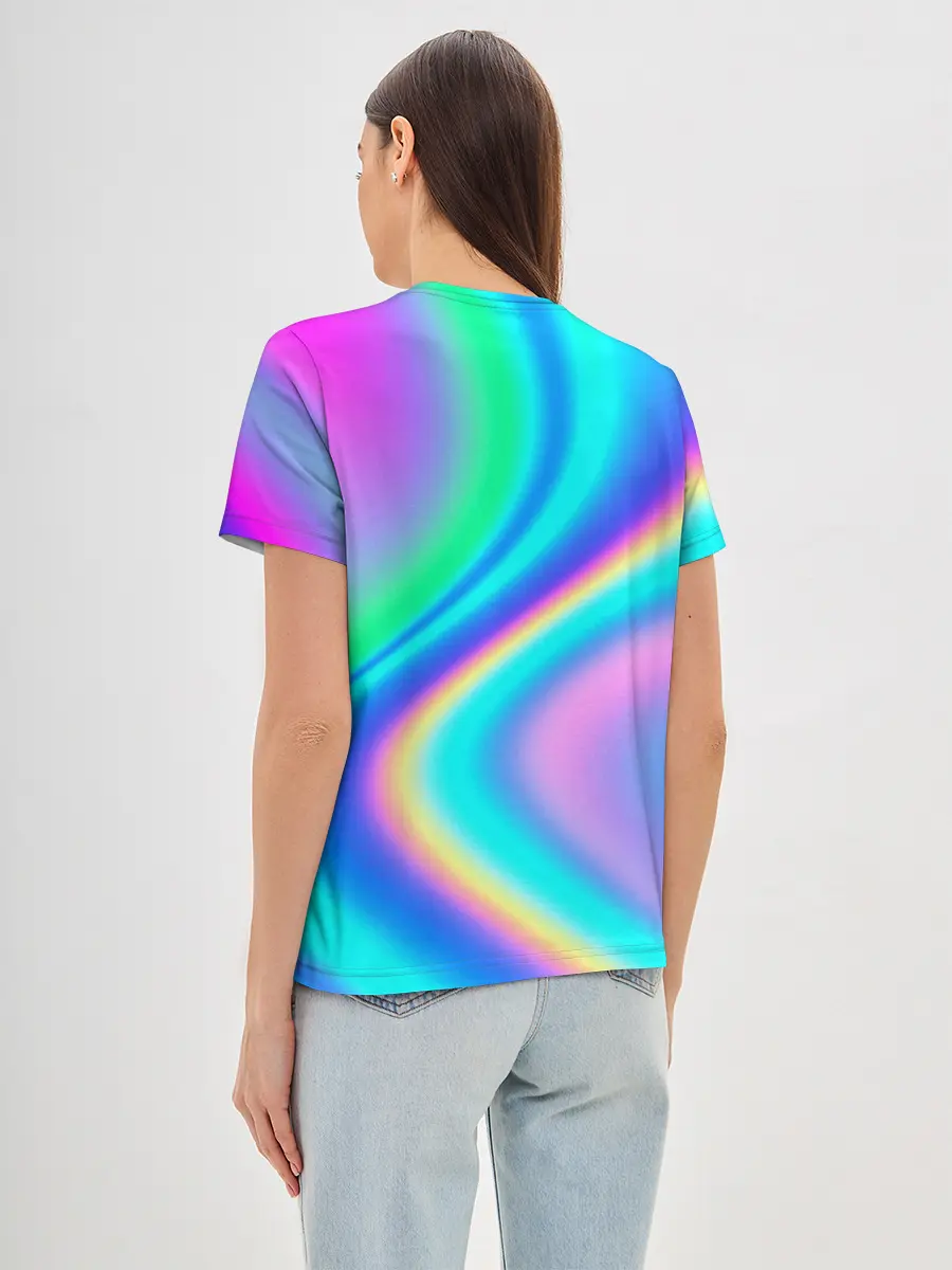 Женская базовая футболка / ГРАДИЕНТ