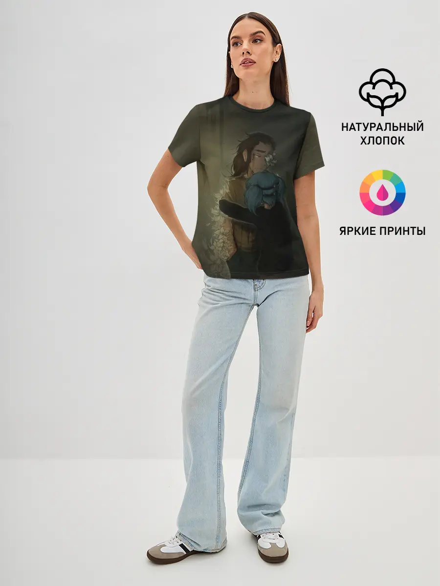 Женская базовая футболка / Sally Face